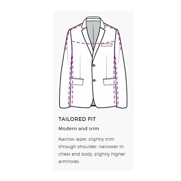 Jos A Bank Men's 44R Formal Dinner Jacket Blue Paisley Blazer Tuxedo Sport Coat - Picture 15 of 15